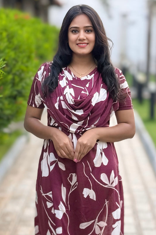 Merun Rosavine (Zipless Maternity Shawl)