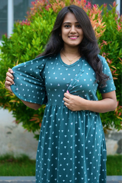 Bottle Green (CASUAL LOUNGEWEAR COAT)