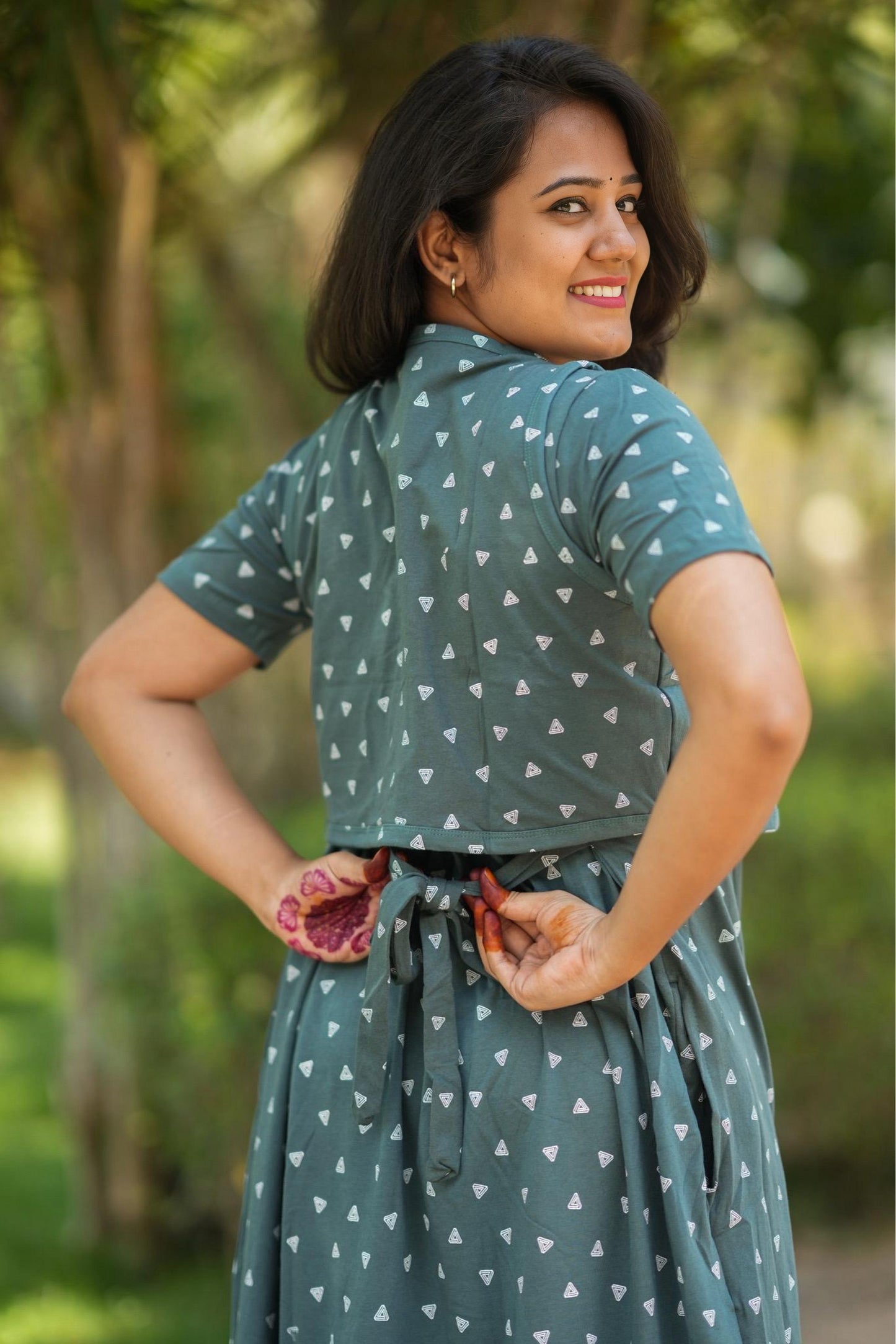 Bottle Green (CASUAL LOUNGEWEAR COAT)