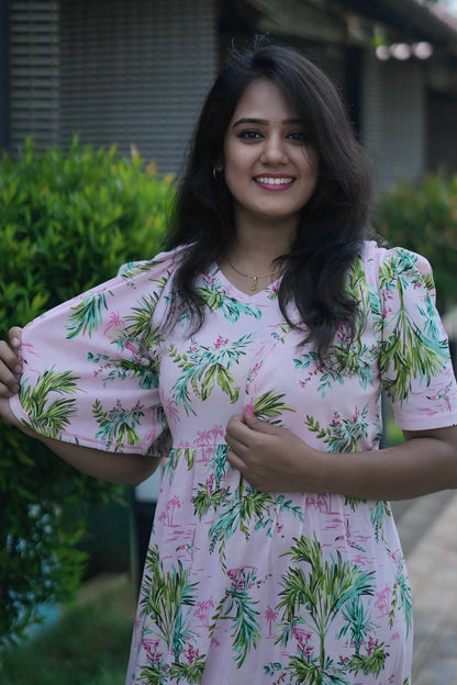 Pink Paradise (CASUAL LOUNGEWEAR COAT)