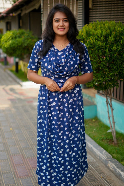 Azure (Zipless Maternity Shawl)