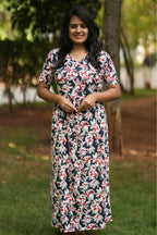 Floral Noir  (Zipless Maternity)