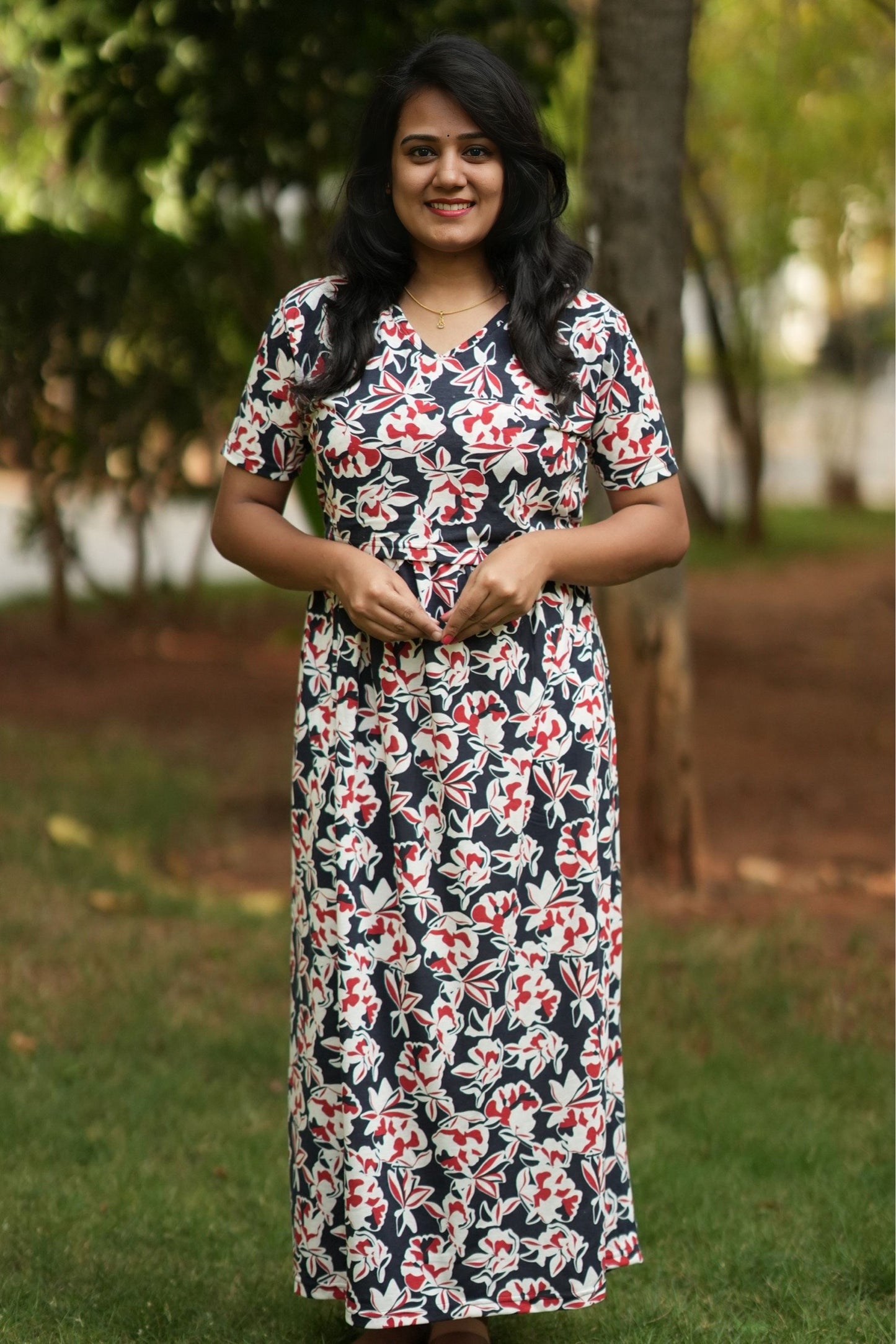 Floral Noir  (Zipless Maternity)