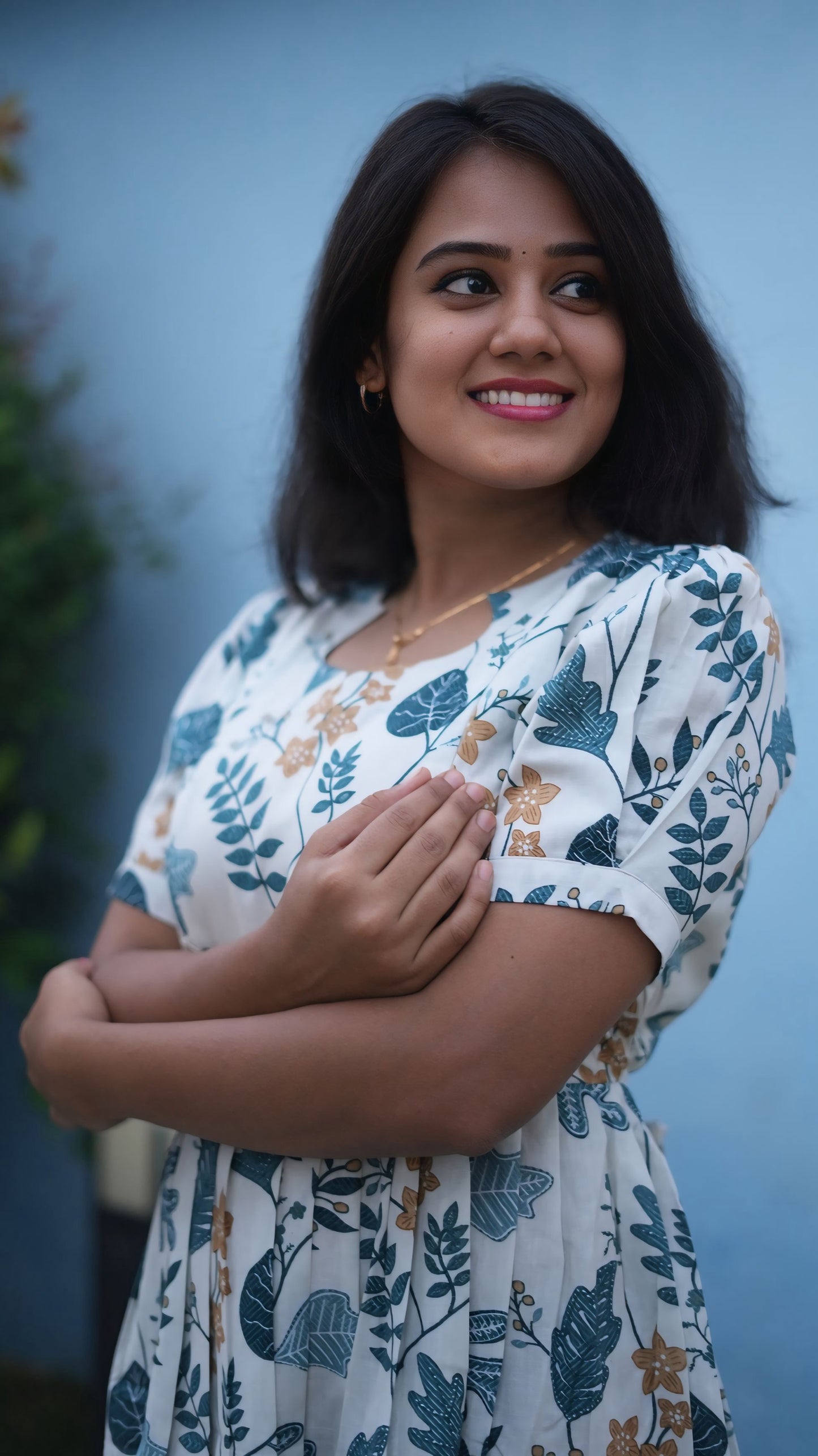 Maternity Cotton Kurti (FrostLeaf)