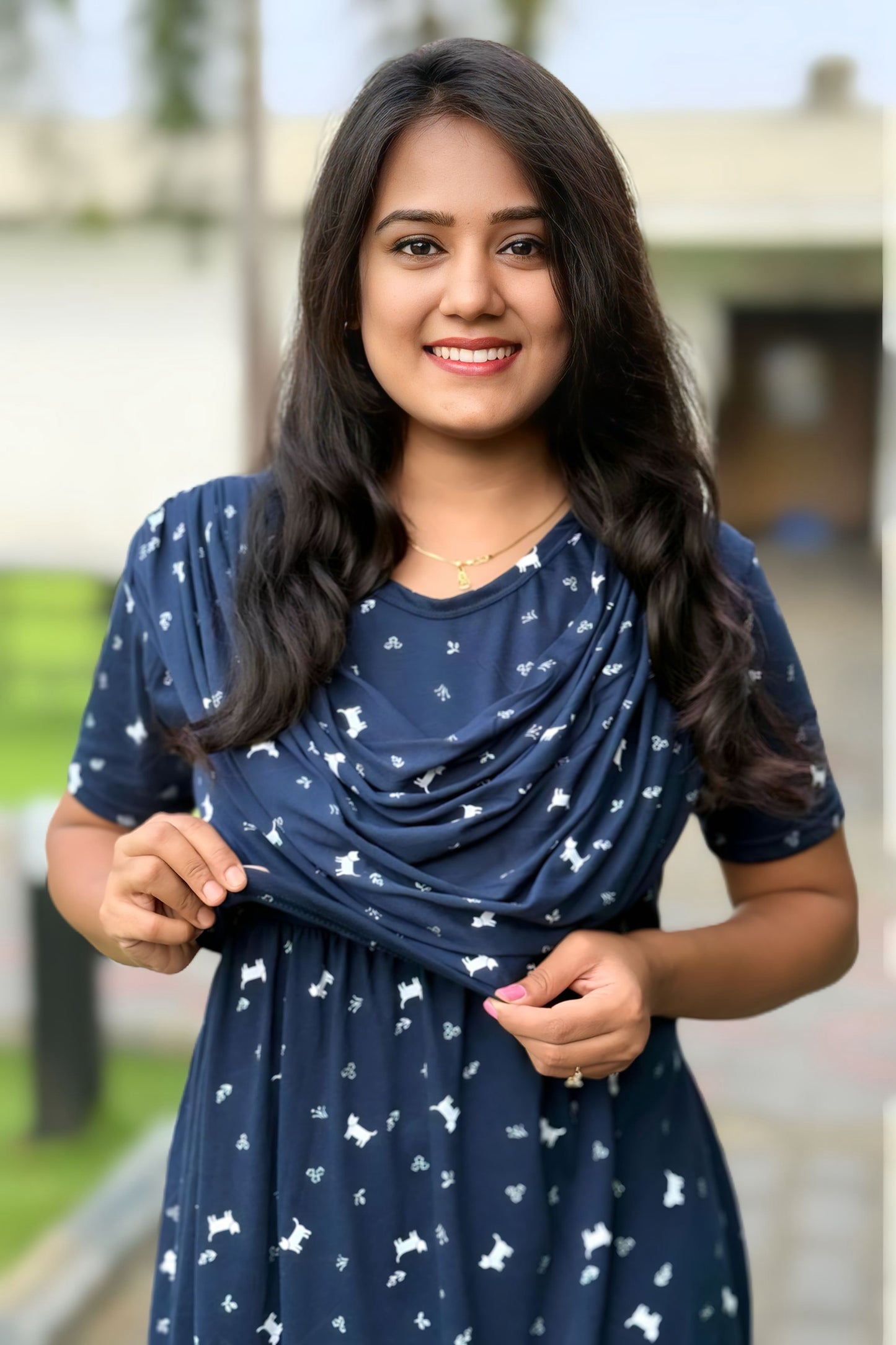 Stylora (Zipless Maternity Shawl)