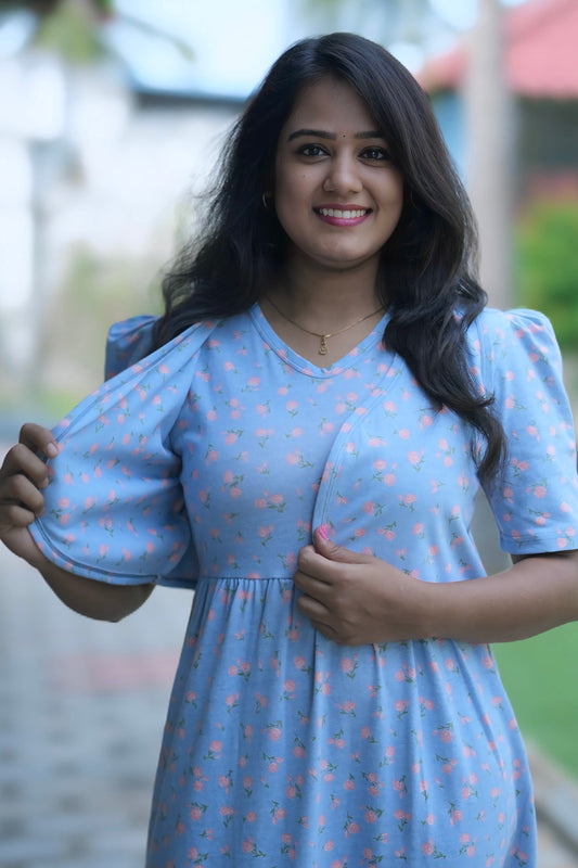 BlueBloss (CASUAL LOUNGEWEAR COAT)