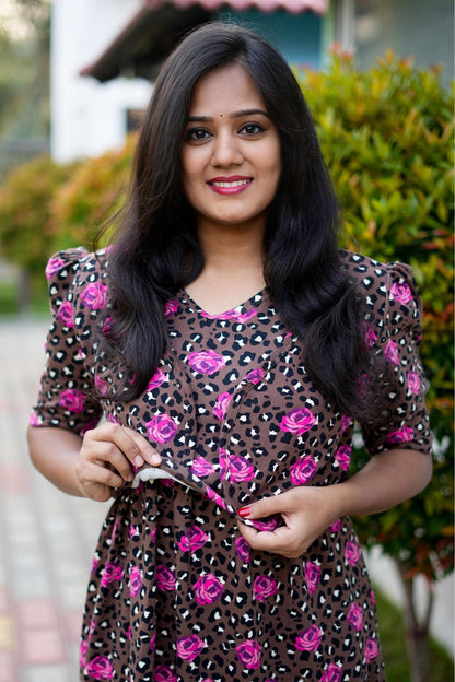 MATERNITY ATTACHED COAT (Wild)