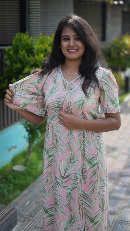 MATERNITY REMOVABLE COAT (RoséLeaf)