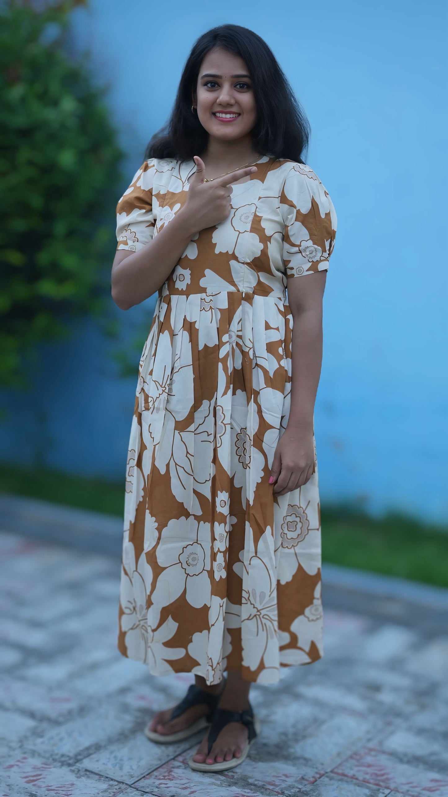Maternity Cotton Kurti (Elegold)