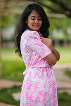 MATERNITY ATTACHED COAT (Rosé)