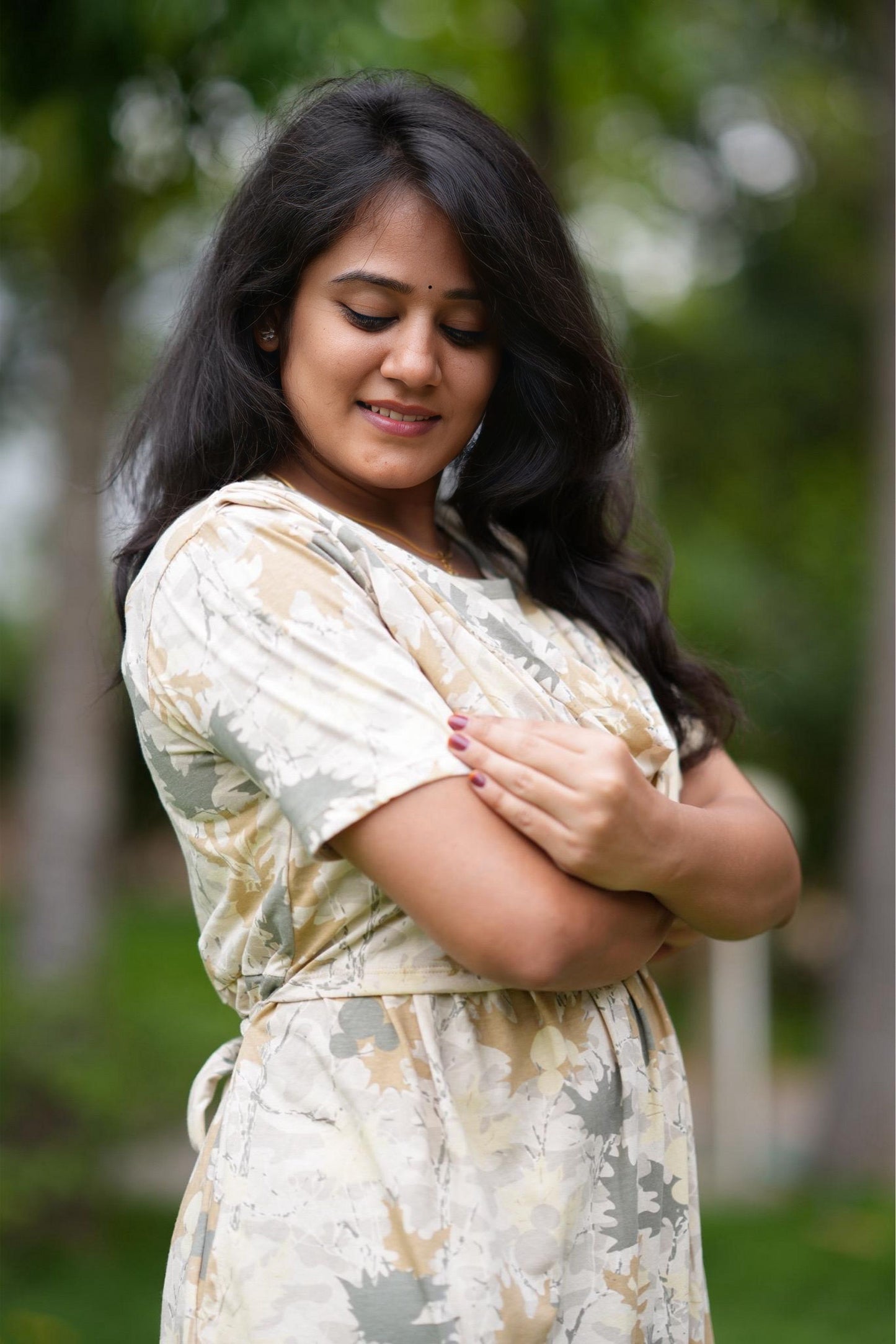 Soft Petal  (Zipless Maternity Shawl)