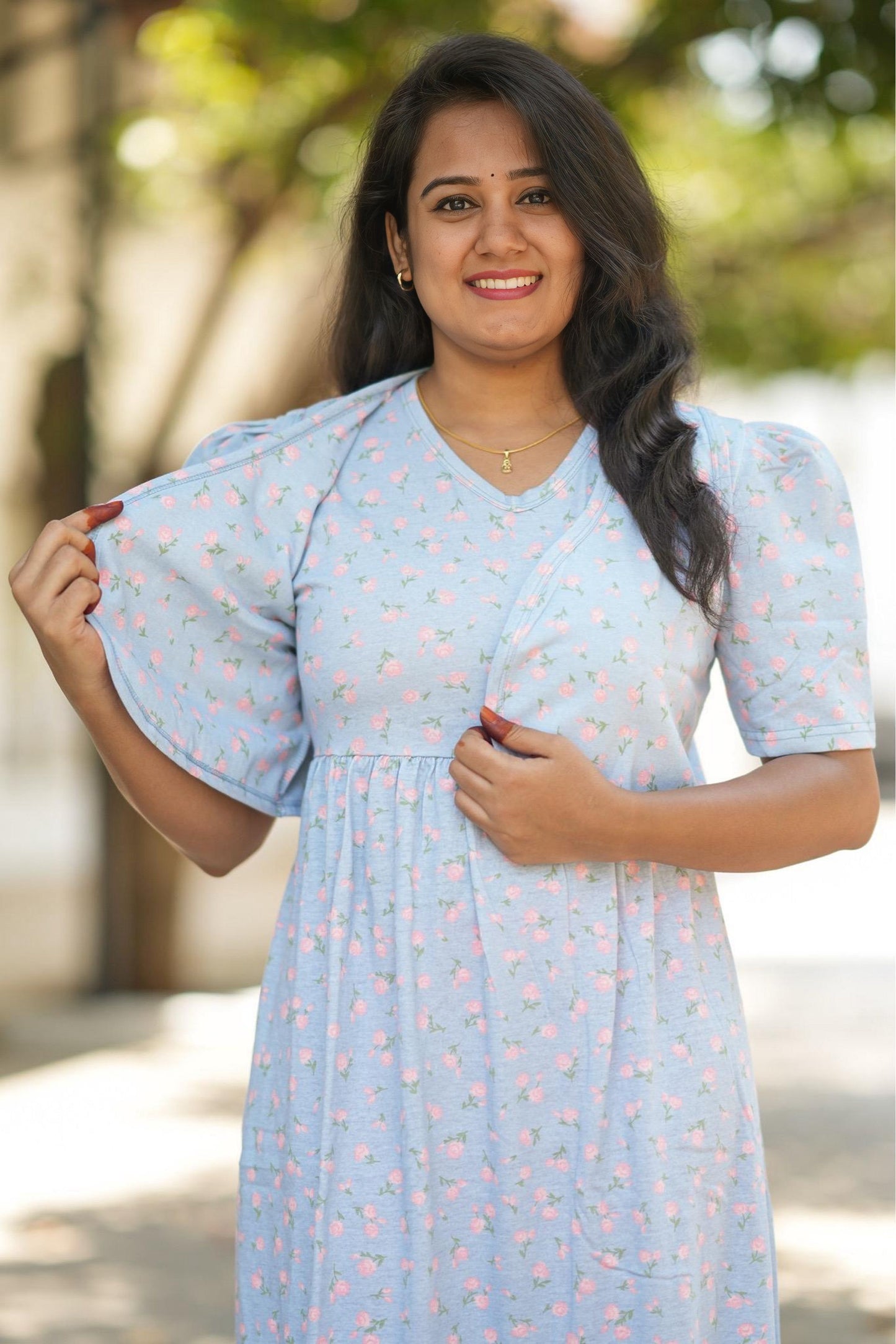 BlueBloss (CASUAL LOUNGEWEAR COAT)