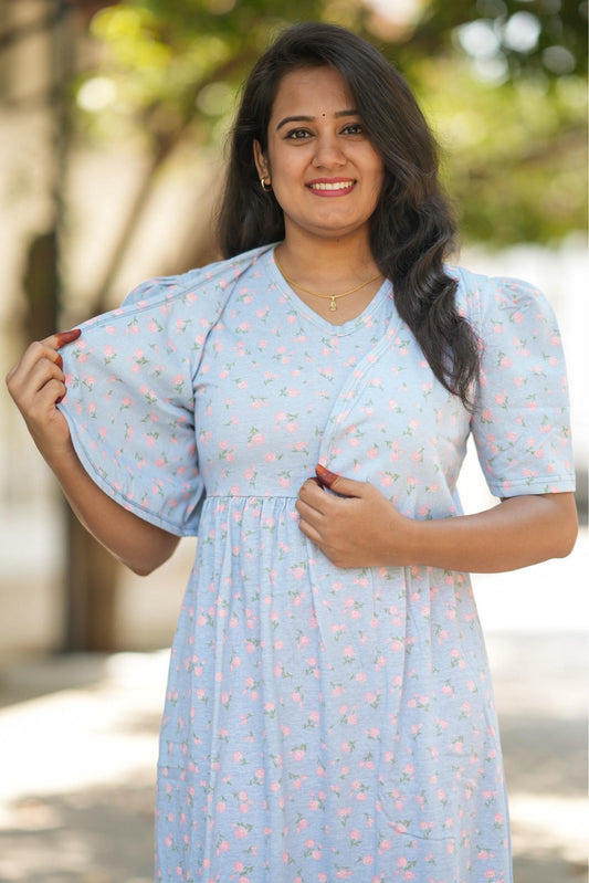 BlueBloss (CASUAL LOUNGEWEAR COAT)