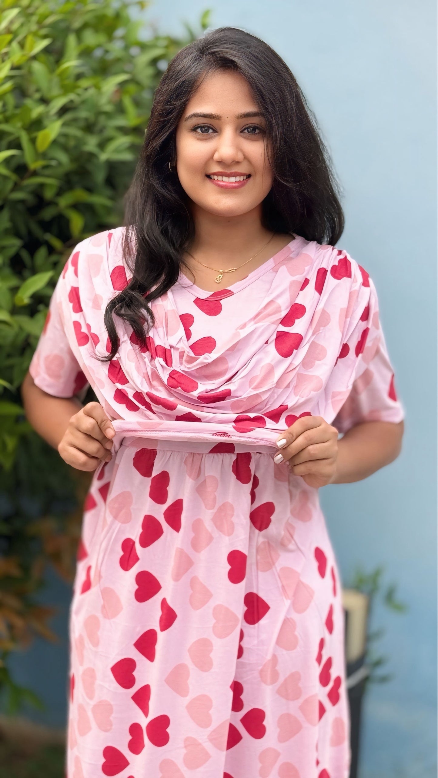 Heartelle (Zipless Maternity Shawl)