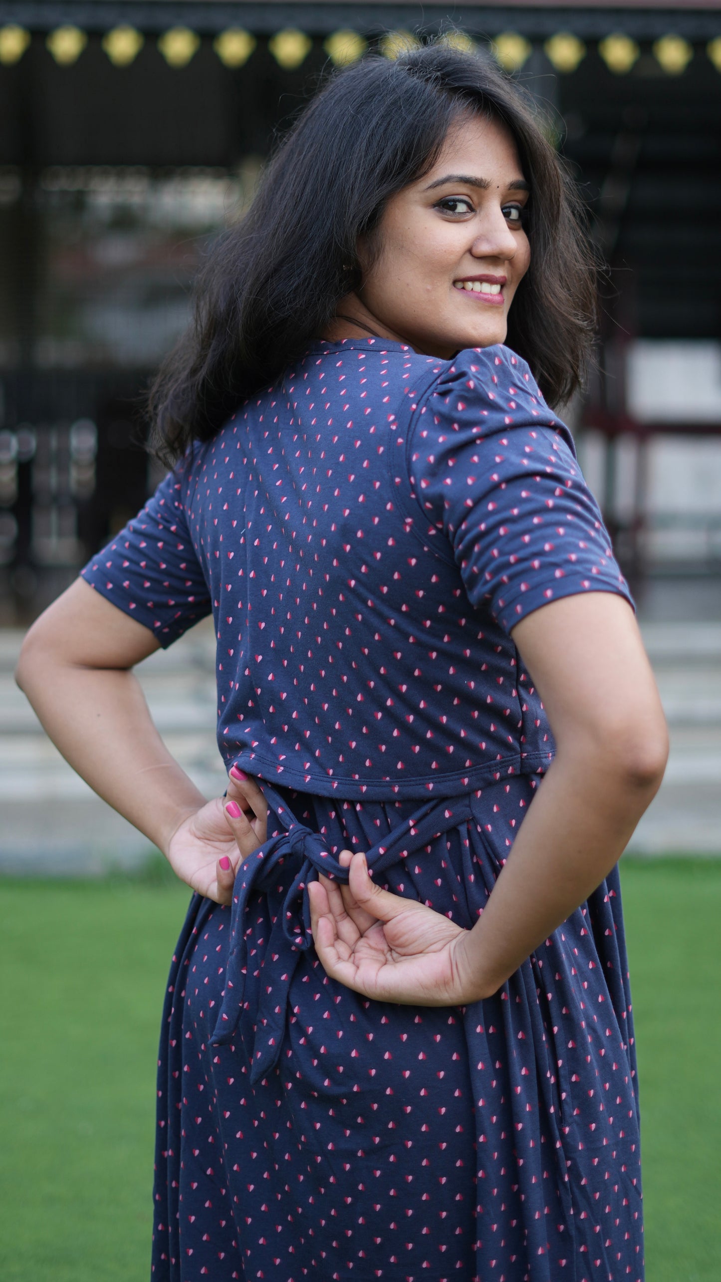 NON MATERNITY WITH COAT ( Navy Charm )