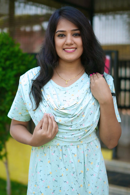 LuxeMint (Zipless Maternity Shawl)