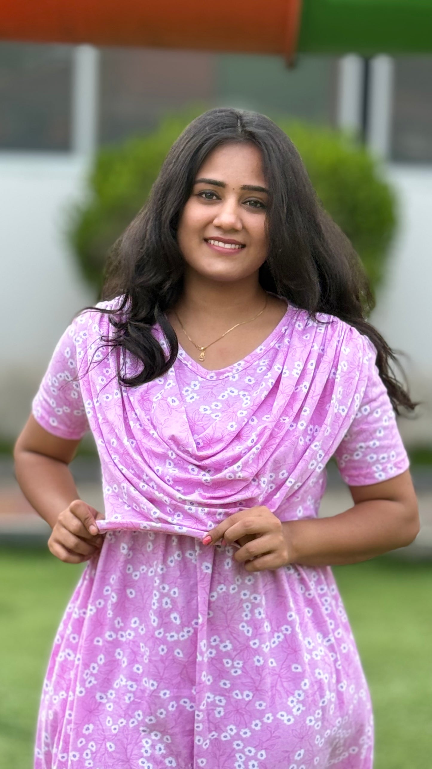 Zipless Maternity Shawl