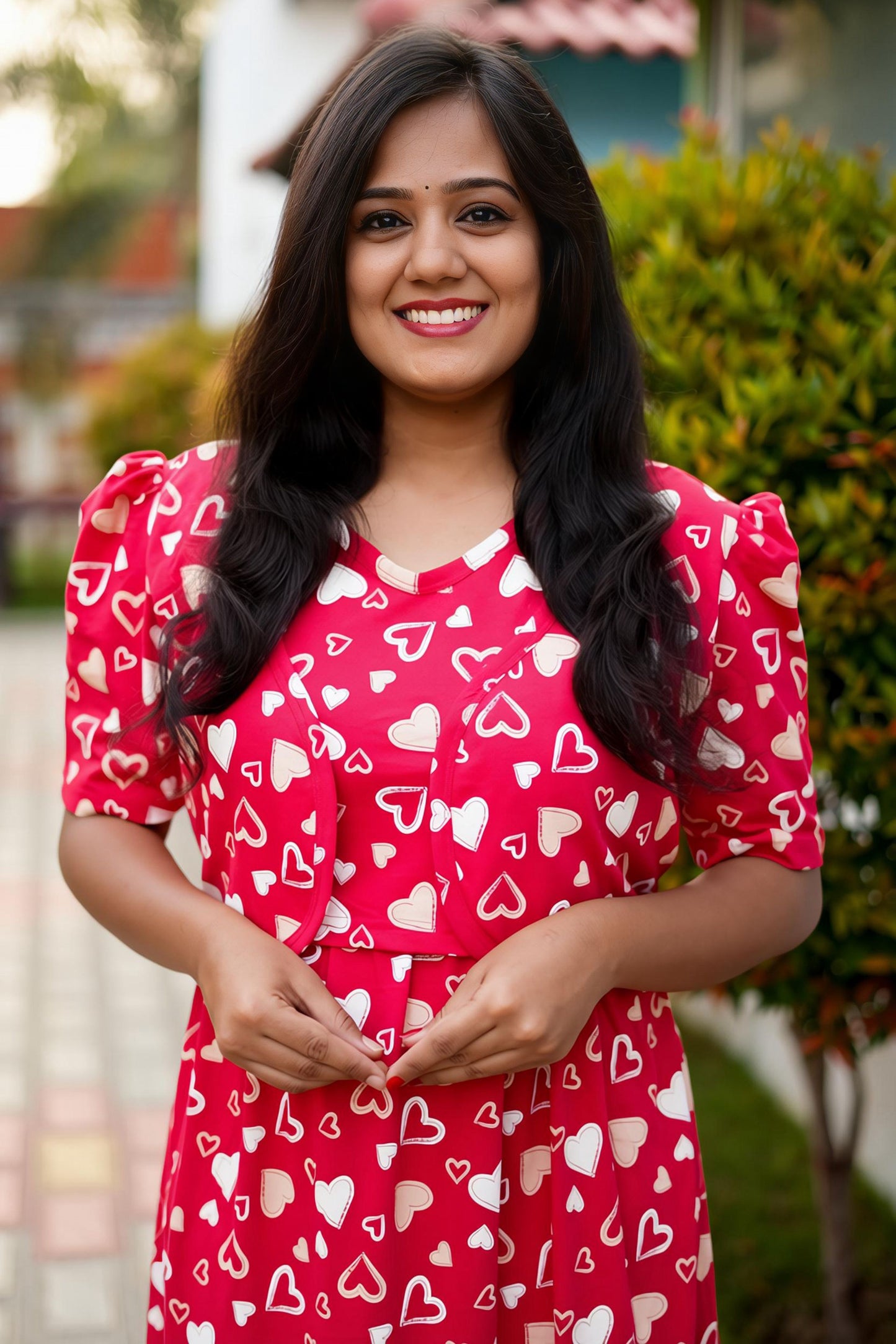 MATERNITY ATTACHED COAT (Heartful)