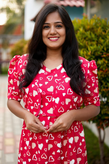 MATERNITY ATTACHED COAT (Heartful)