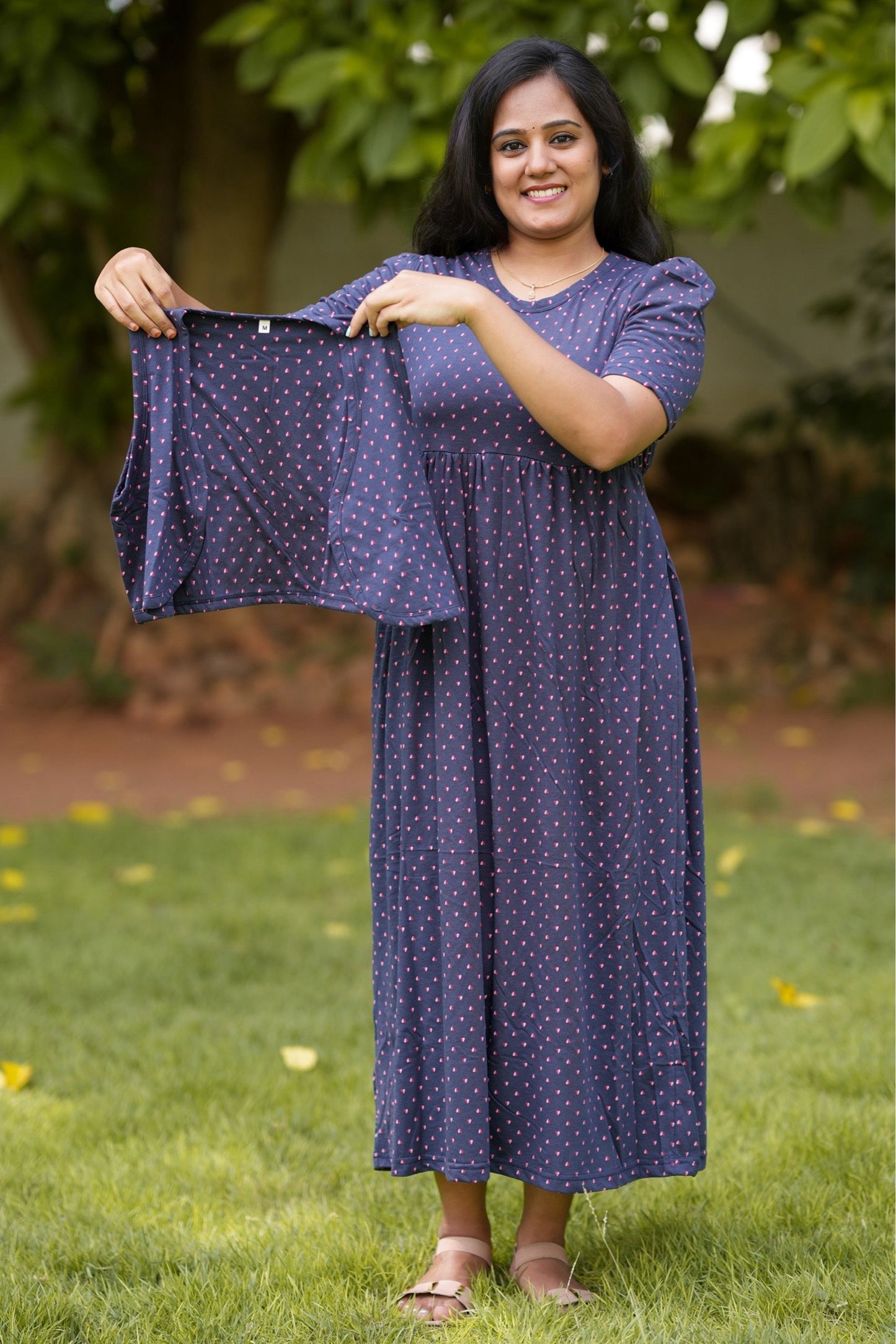 Navy Charm (Casual Removable Coat)