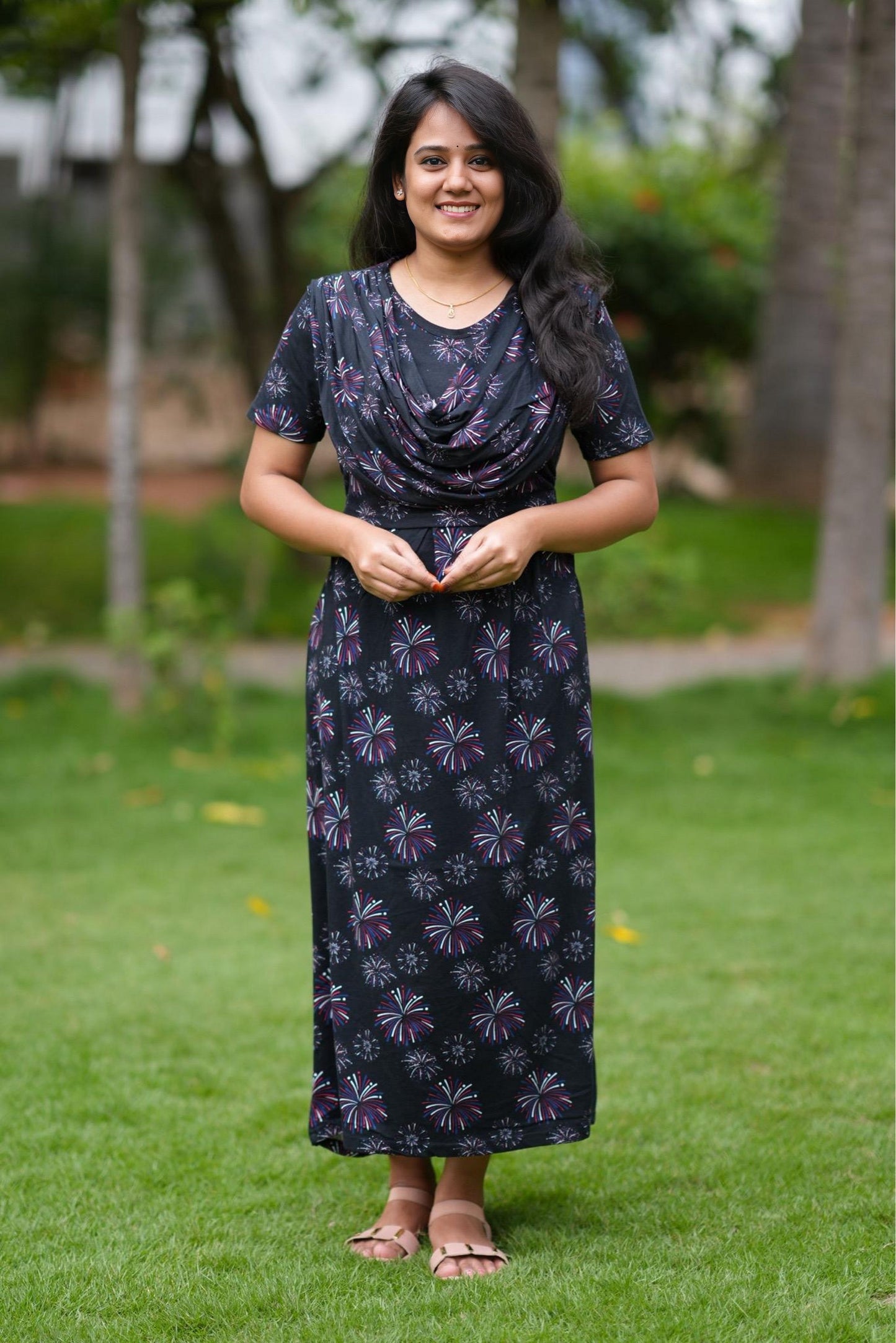 Galaxy Glow (Zipless Maternity Shawl)