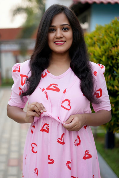 MATERNITY ATTACHED COAT (Cupid)