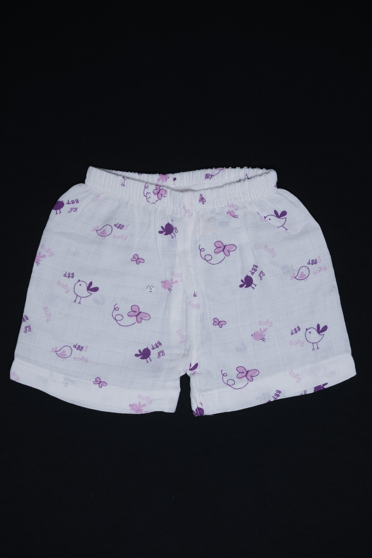 (3 Pc) Muslin Shorts