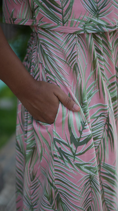 MATERNITY REMOVABLE COAT (RoséLeaf)