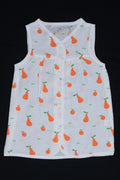 Muslin Frock Front Open