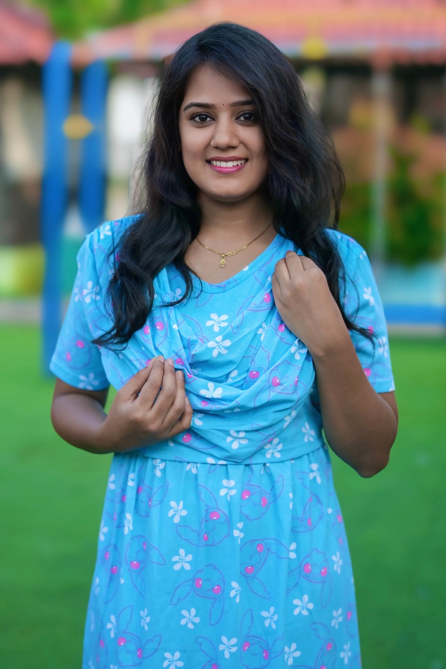 LunaBlu (Zipless Maternity Shawl)