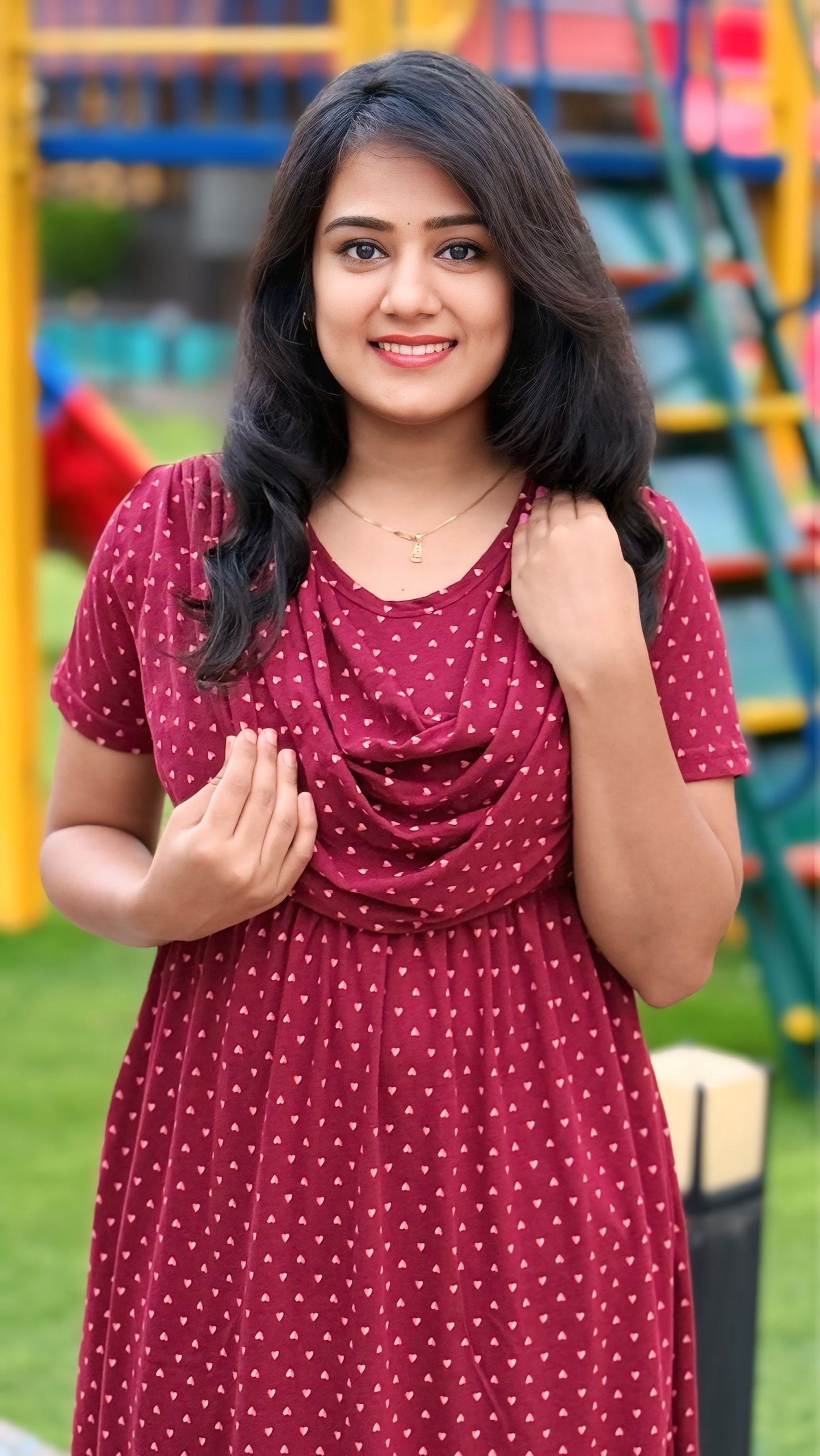 Maroon Muse (Non Maternity Shawl)