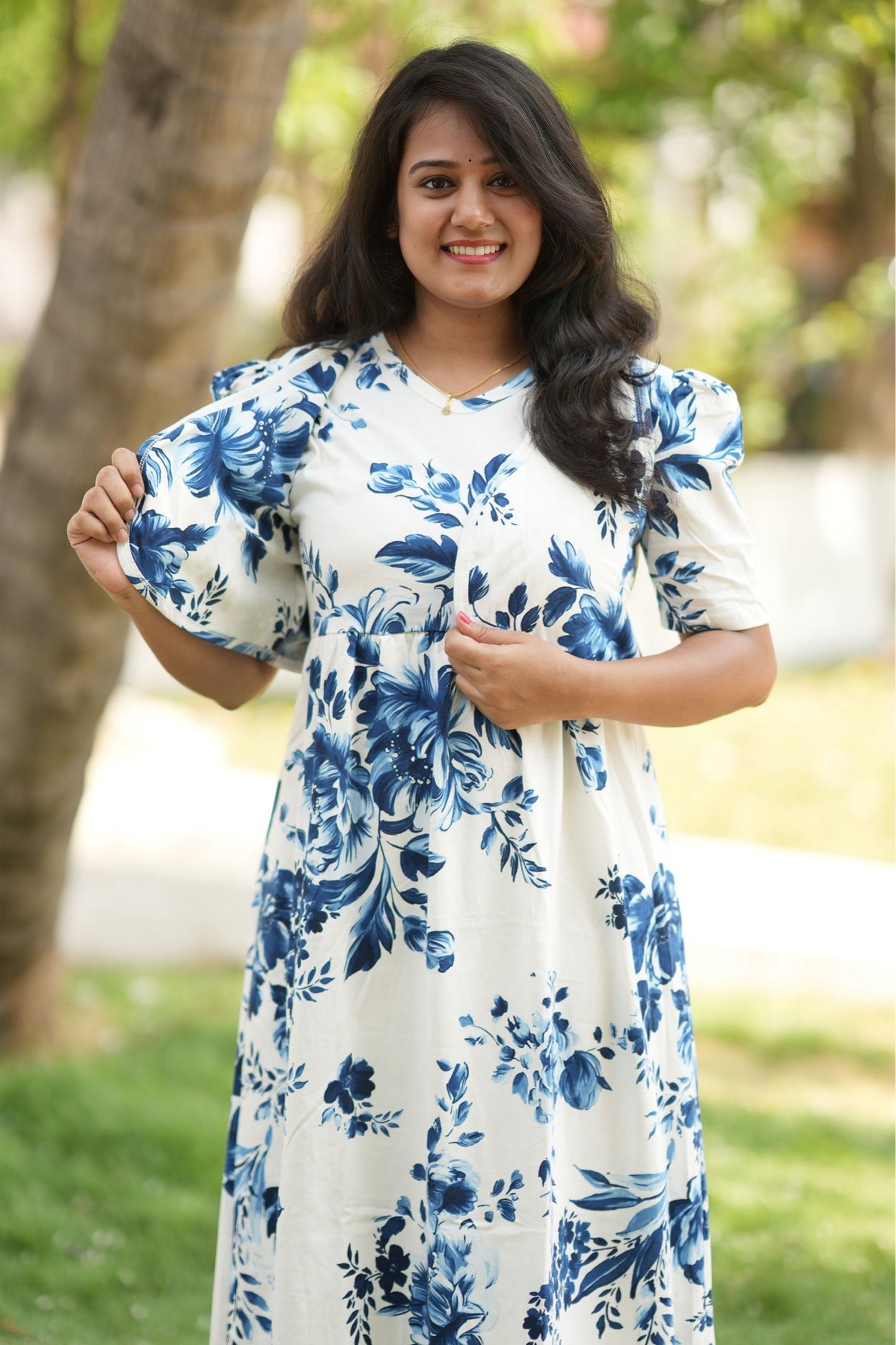 Royal Bloom (CASUAL LOUNGEWEAR COAT)