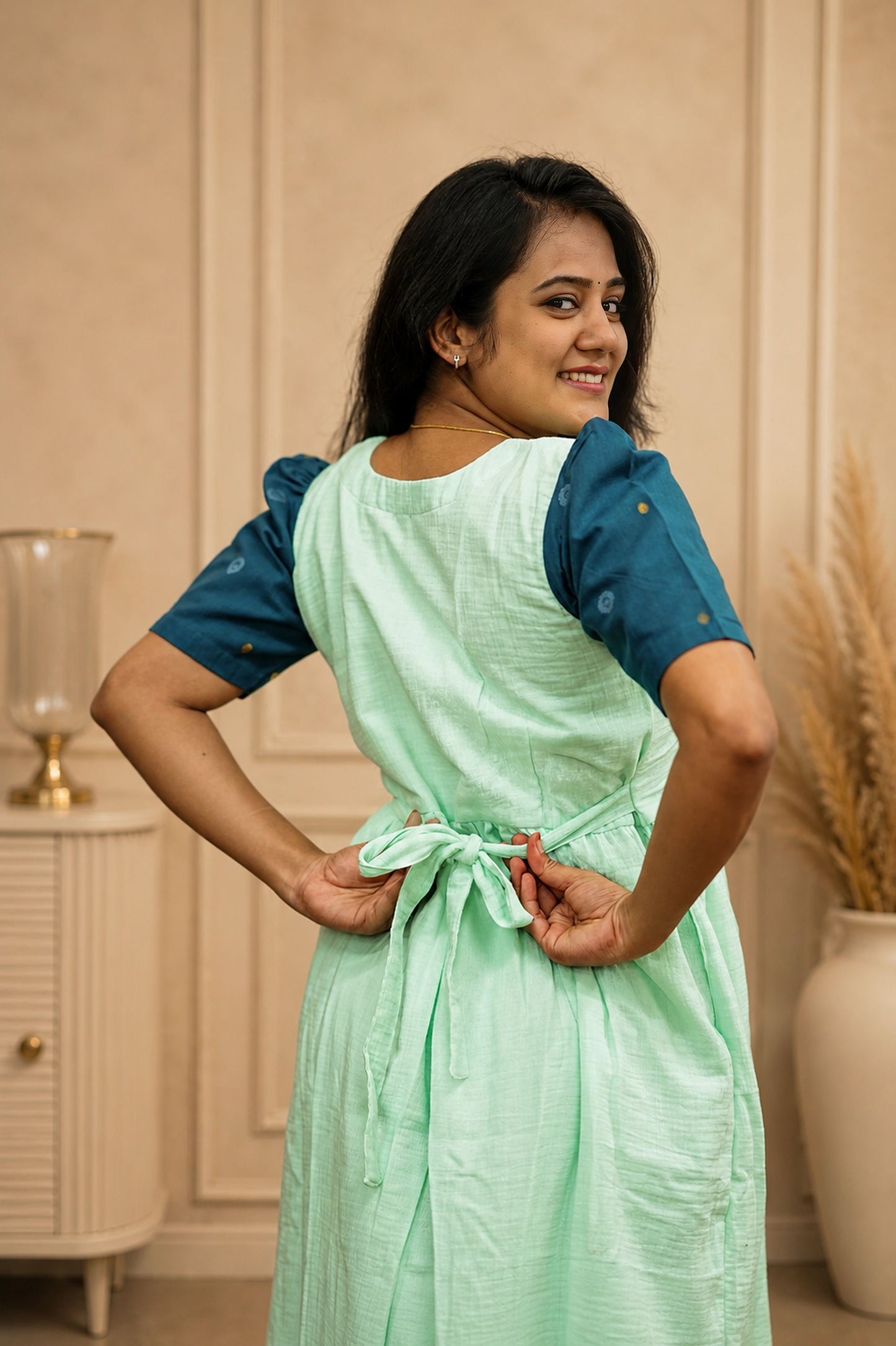 Muslin Cotton-Mint Royale