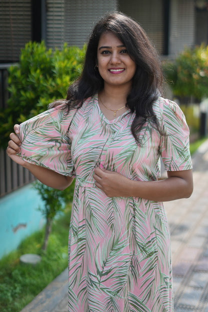 MATERNITY REMOVABLE COAT (RoséLeaf)