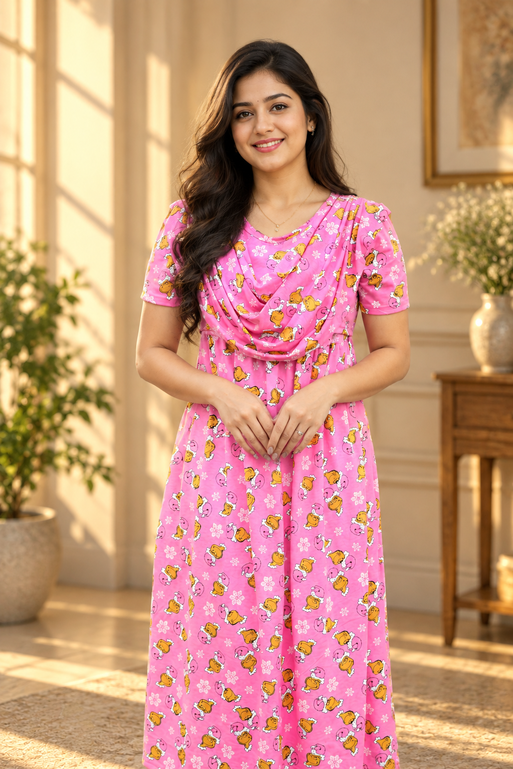 Pinky Toy (Casual Loungewear Shawl)