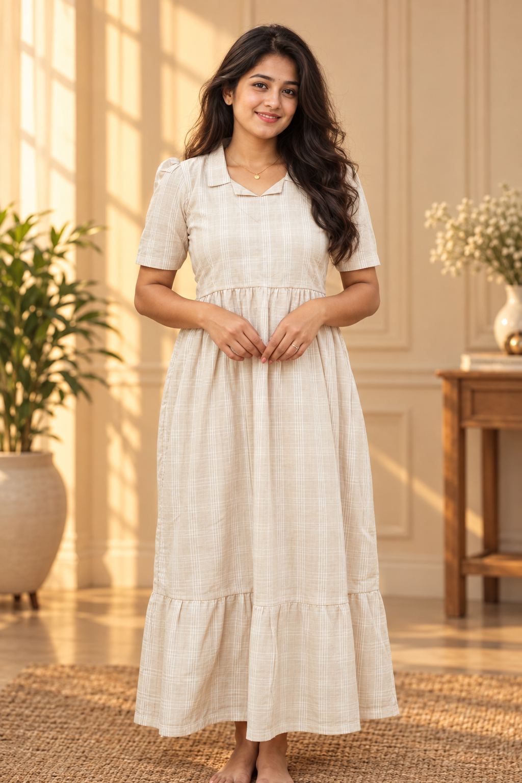 New Launch - Evara Cotton Frock