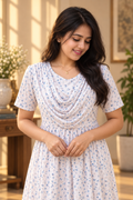 BluPetal (Zipless Maternity Shawl)