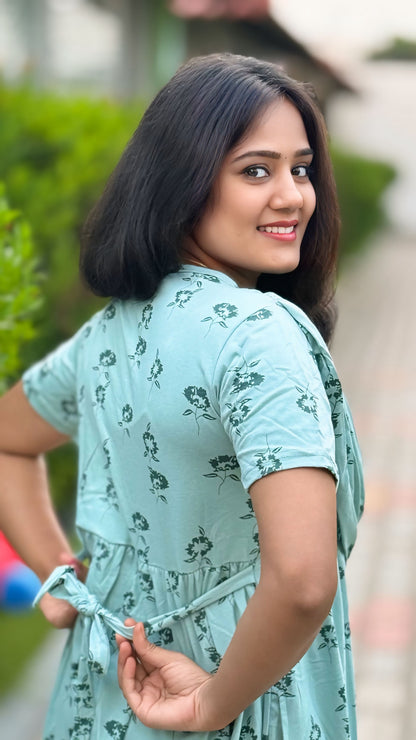 Mild Green (Casual Loungewear Shawl)