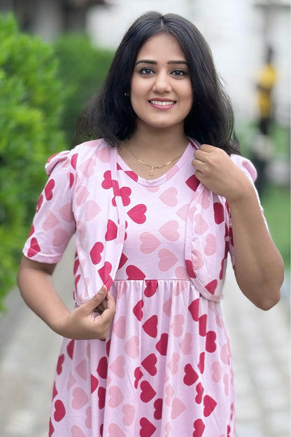 Heart Crafted (CASUAL LOUNGEWEAR COAT)