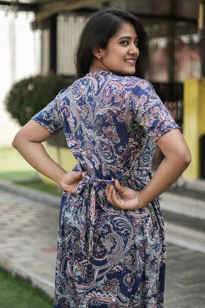 Royal Paisley  (Zipless Maternity)