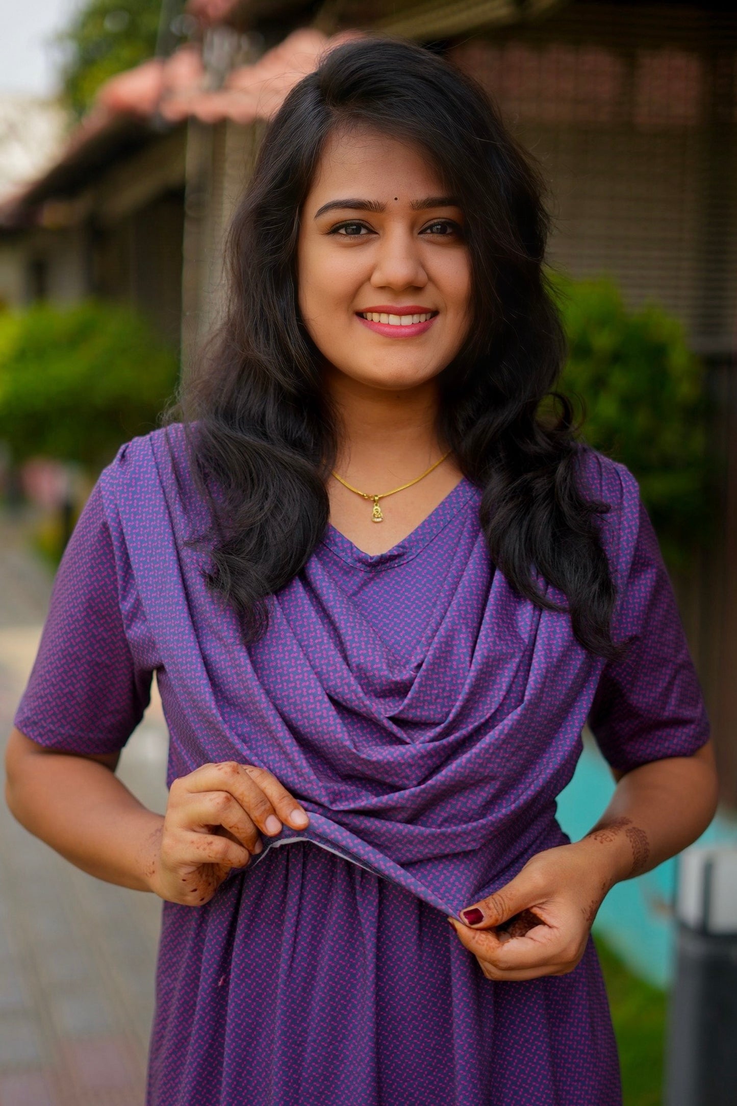 Amethyst (Zipless Maternity Shawl)