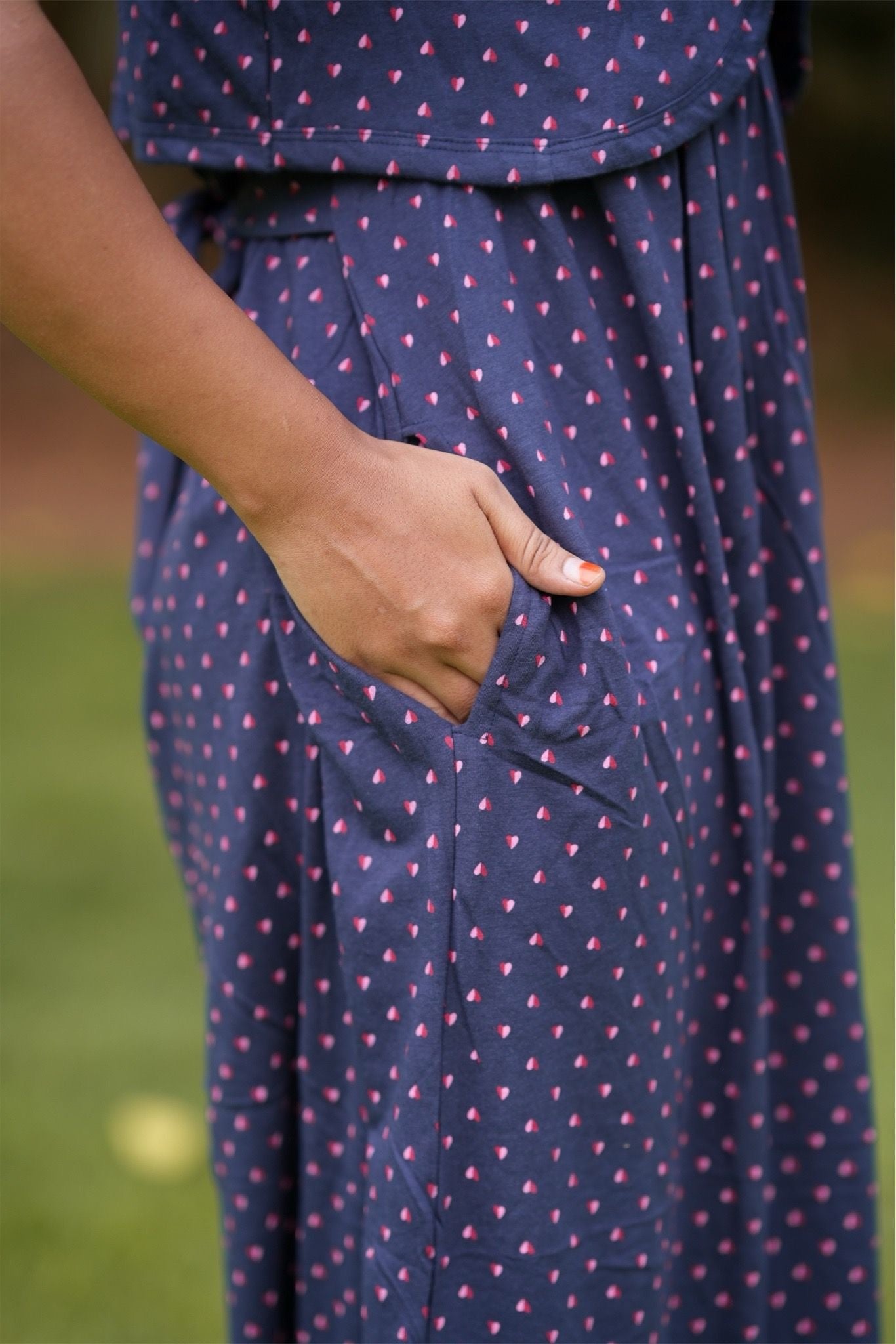 Navy Charm (Casual Removable Coat)