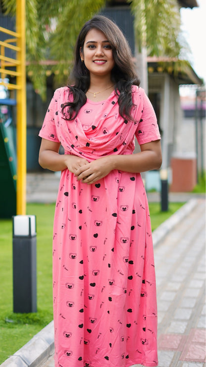 RED HEART (Casual Loungewear Shawl)