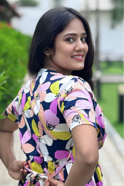 Bloomora (Zipless Maternity Shawl)