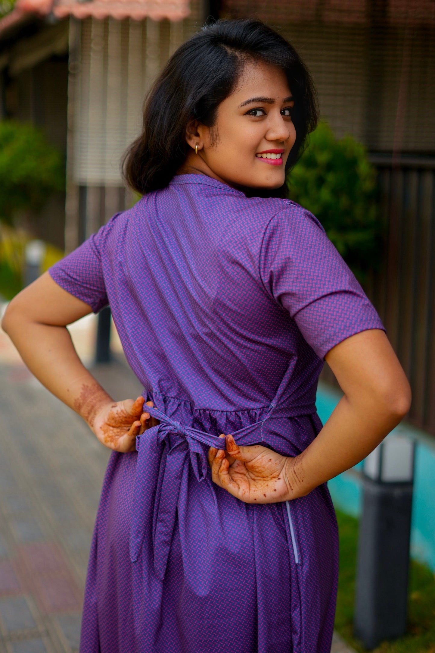 Amethyst (Zipless Maternity Shawl)