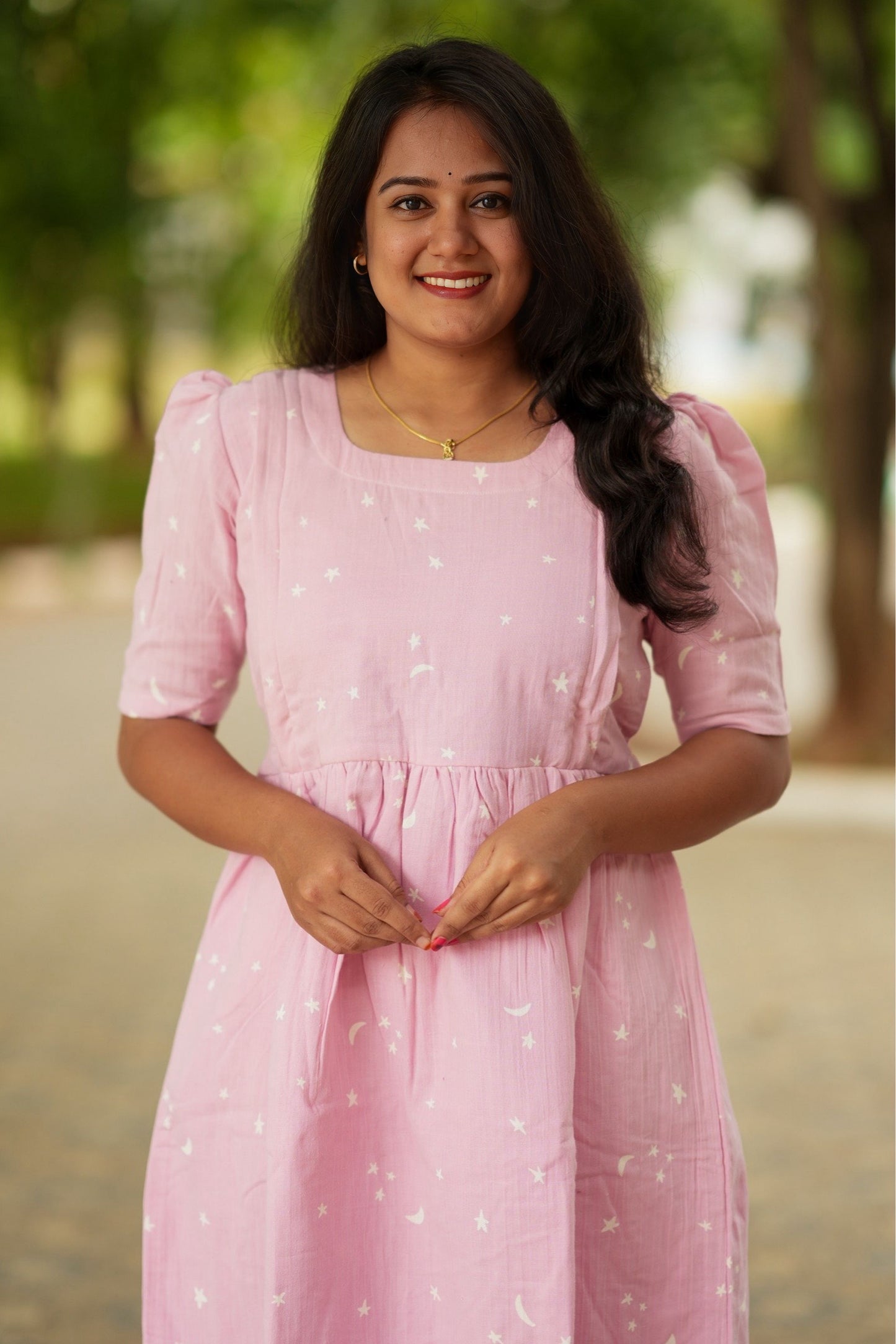 Premium Muslin Cotton (Pink Sky)