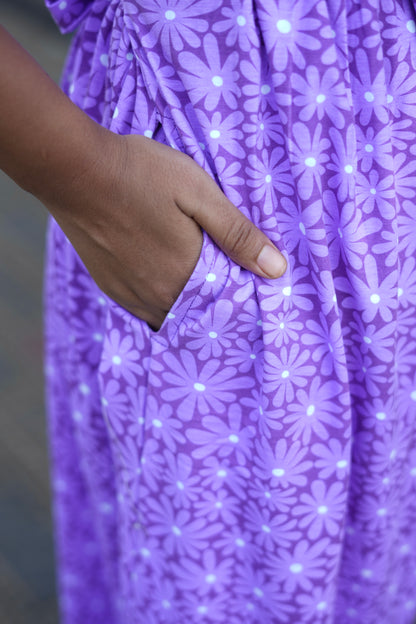 Purple Petals (Zipless Maternity)
