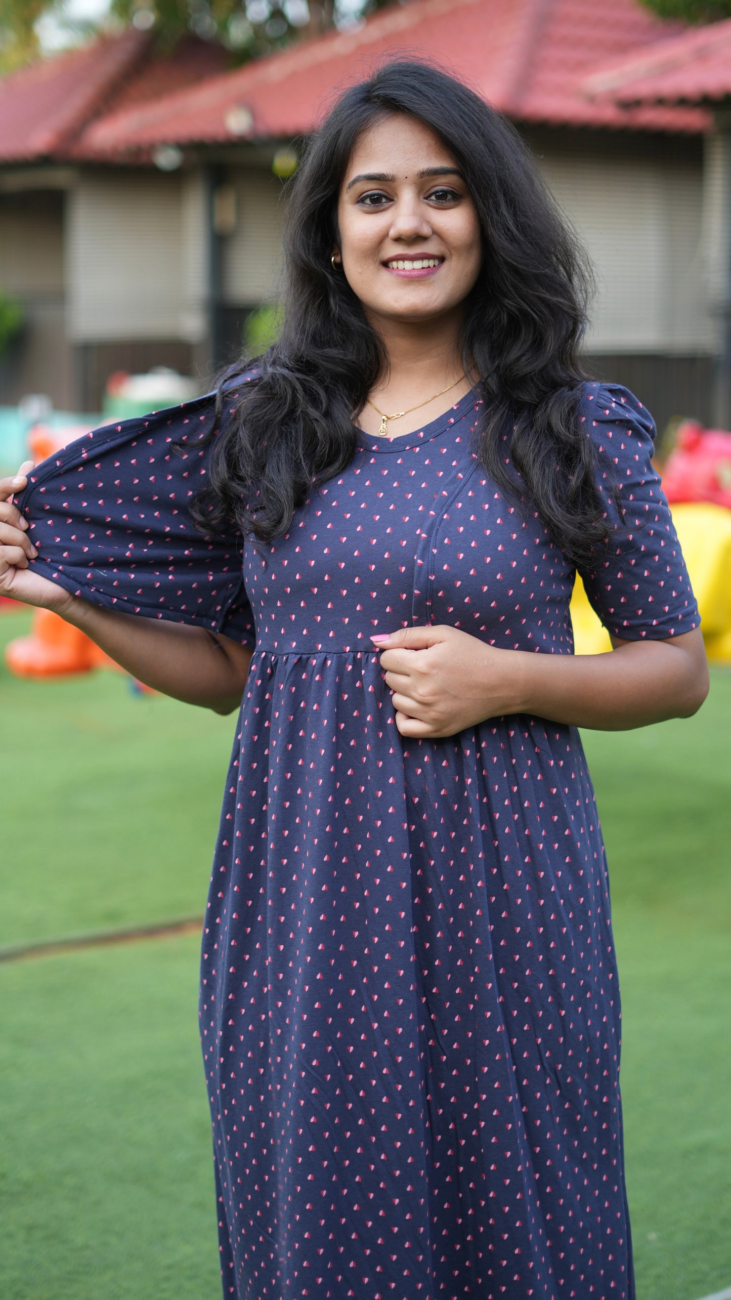 NON MATERNITY WITH COAT ( Navy Charm )