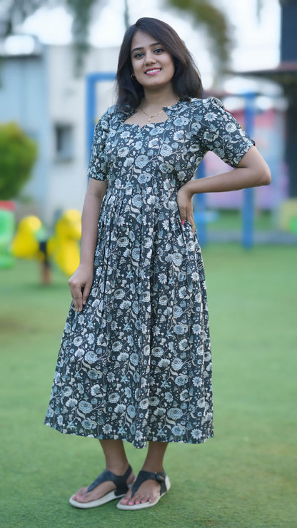 Maternity Cotton Kurti (BloomVanta)