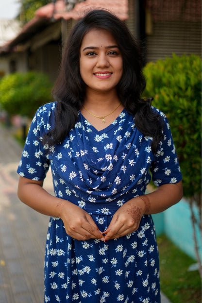 Azure (Zipless Maternity Shawl)